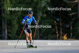 12.10.2024, Ramsau am Dachstein, Austria (AUT): Dmytro Pidruchnyi (UKR) - Biathlon summer training, Ramsau am Dachstein (AUT). www.nordicfocus.com. © Manzoni/NordicFocus. Every downloaded picture is fee-liable.