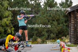 20.09.2024, Font-Romeu, France (FRA): Marine Debloem (BEL) - Biathlon summer training, Font-Romeu (FRA). www.nordicfocus.com. © Authamayou/NordicFocus. Every downloaded picture is fee-liable.