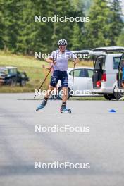 28.08.2024, Bessans, France (FRA): Jeanne Richard (FRA) - Biathlon summer training, Bessans (FRA). www.nordicfocus.com. © Authamayou/NordicFocus. Every downloaded picture is fee-liable.