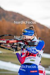 09.11.2024, Bessans, France (FRA): Jeanne Richard (FRA) - Biathlon summer training, Bessans (FRA). www.nordicfocus.com. © Authamayou/NordicFocus. Every downloaded picture is fee-liable.