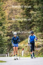 30.09.2024, Lavaze, Italy (ITA): Hannah Auchentaller (ITA), Sara Scattolo (ITA), (l-r) - Biathlon summer training, Lavaze (ITA). www.nordicfocus.com. © Barbieri/NordicFocus. Every downloaded picture is fee-liable.