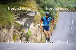 26.08.2024, Martell, Italy (ITA): Patrick Braunhofer (ITA) - Biathlon summer training, Martell (ITA). www.nordicfocus.com. © Vanzetta/NordicFocus. Every downloaded picture is fee-liable.