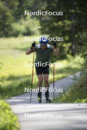 18.06.2024, Correncon-en-Vercors, France (FRA): Oscar Lombardot (FRA) - Biathlon summer training, Correncon-en-Vercors (FRA). www.nordicfocus.com. © Joly/NordicFocus. Every downloaded picture is fee-liable.