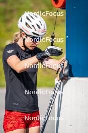 17.07.2024, Martell, Italy (ITA): Michela Carrara (ITA) - Biathlon summer training, Martell (ITA). www.nordicfocus.com. © Barbieri/NordicFocus. Every downloaded picture is fee-liable.