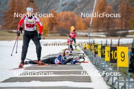 09.11.2024, Bessans, France (FRA): Lou-Anne Dupont Ballet-Baz (FRA) - Biathlon summer training, Bessans (FRA). www.nordicfocus.com. © Authamayou/NordicFocus. Every downloaded picture is fee-liable.