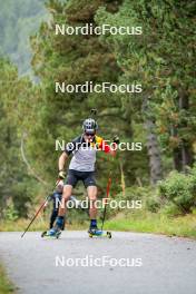 20.09.2024, Font-Romeu, France (FRA): Marek Mackels (BEL) - Biathlon summer training, Font-Romeu (FRA). www.nordicfocus.com. © Authamayou/NordicFocus. Every downloaded picture is fee-liable.