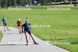 15.07.2024, Lenzerheide, Switzerland (SUI): Nikolas Burkhart (USA) - Biathlon summer training, Lenzerheide (SUI). www.nordicfocus.com. © Manzoni/NordicFocus. Every downloaded picture is fee-liable.