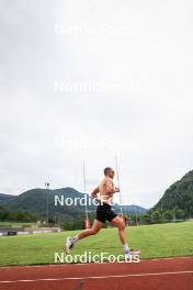 03.07.2024, Saint-Claude, France (FRA): Emilien Jacquelin (FRA) - Biathlon summer training, Premanon (FRA). www.nordicfocus.com. © Manzoni/NordicFocus. Every downloaded picture is fee-liable.