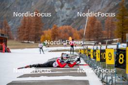 09.11.2024, Bessans, France (FRA): Eva Laine (FRA) - Biathlon summer training, Bessans (FRA). www.nordicfocus.com. © Authamayou/NordicFocus. Every downloaded picture is fee-liable.