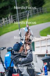 17.07.2024, Martell, Italy (ITA): Jonne Kahkonen (FIN) - Biathlon summer training, Martell (ITA). www.nordicfocus.com. © Barbieri/NordicFocus. Every downloaded picture is fee-liable.