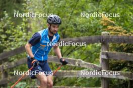 26.08.2024, Martell, Italy (ITA): Patrick Braunhofer (ITA) - Biathlon summer training, Martell (ITA). www.nordicfocus.com. © Vanzetta/NordicFocus. Every downloaded picture is fee-liable.