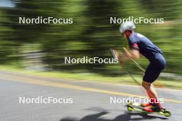 26.08.2024, Martell, Italy (ITA): Didier Bionaz (ITA) - Biathlon summer training, Martell (ITA). www.nordicfocus.com. © Vanzetta/NordicFocus. Every downloaded picture is fee-liable.