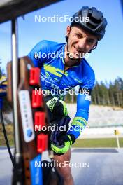 12.10.2024, Ramsau am Dachstein, Austria (AUT): Dmytro Pidruchnyi (UKR) - Biathlon summer training, Ramsau am Dachstein (AUT). www.nordicfocus.com. © Manzoni/NordicFocus. Every downloaded picture is fee-liable.