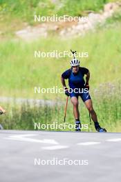 15.07.2024, Lenzerheide, Switzerland (SUI): Nikolas Burkhart (USA) - Biathlon summer training, Lenzerheide (SUI). www.nordicfocus.com. © Manzoni/NordicFocus. Every downloaded picture is fee-liable.