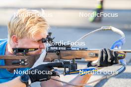 02.09.2024, Font-Romeu, France (FRA): Emil Nykvist (SWE) - Biathlon summer training, Font-Romeu (FRA). www.nordicfocus.com. © Authamayou/NordicFocus. Every downloaded picture is fee-liable.