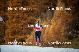 07.11.2024, Bessans, France (FRA): Chloe Bened (FRA) - Biathlon summer training, Bessans (FRA). www.nordicfocus.com. © Authamayou/NordicFocus. Every downloaded picture is fee-liable.