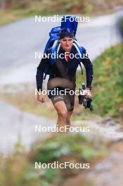 11.10.2024, Ramsau am Dachstein, Austria (AUT): Vitalii Mandzyn (UKR) - Biathlon summer training, Dachsteinglacier, Ramsau am Dachstein (AUT). www.nordicfocus.com. © Manzoni/NordicFocus. Every downloaded picture is fee-liable.