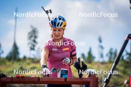 06.08.2024, Lavaze, Italy (ITA): Anna Gandler (AUT) - Biathlon summer training, Lavaze (ITA). www.nordicfocus.com. © Barbieri/NordicFocus. Every downloaded picture is fee-liable.