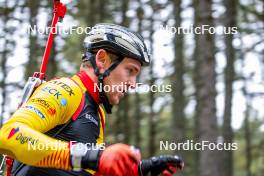 20.09.2024, Font-Romeu, France (FRA): Florent Claude (BEL) - Biathlon summer training, Font-Romeu (FRA). www.nordicfocus.com. © Authamayou/NordicFocus. Every downloaded picture is fee-liable.