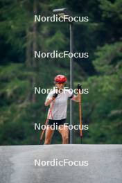 17.07.2024, Martell, Italy (ITA): Lisa Vittozzi (ITA) - Biathlon summer training, Martell (ITA). www.nordicfocus.com. © Barbieri/NordicFocus. Every downloaded picture is fee-liable.