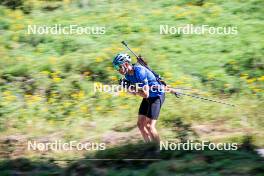 17.08.2024, Font-Romeu, France (FRA): Axel Garnier (FRA) - Biathlon summer training, Font-Romeu (FRA). www.nordicfocus.com. © Authamayou/NordicFocus. Every downloaded picture is fee-liable.