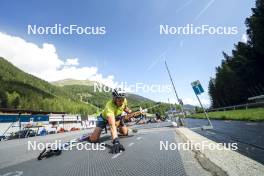 27.08.2024, Martell, Italy (ITA): Elia Zeni (ITA) - Biathlon summer training, Martell (ITA). www.nordicfocus.com. © Vanzetta/NordicFocus. Every downloaded picture is fee-liable.