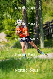 17.07.2024, Martell, Italy (ITA): Mirco Romanin (ITA) - Biathlon summer training, Martell (ITA). www.nordicfocus.com. © Barbieri/NordicFocus. Every downloaded picture is fee-liable.