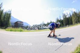 18.07.2024, Lenzerheide, Switzerland (SUI): Campbell Wright (NZL) - Biathlon summer training, Lenzerheide (SUI). www.nordicfocus.com. © Manzoni/NordicFocus. Every downloaded picture is fee-liable.