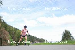 12.06.2024, Premanon, France (FRA): Lou Jeanmonnot (FRA) - Biathlon summer training, Premanon (FRA). www.nordicfocus.com. © Manzoni/NordicFocus. Every downloaded picture is fee-liable.