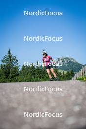 31.07.2024, Lavaze, Italy (ITA): Lisa Osl (AUT) - Biathlon summer training, Lavaze (ITA). www.nordicfocus.com. © Barbieri/NordicFocus. Every downloaded picture is fee-liable.