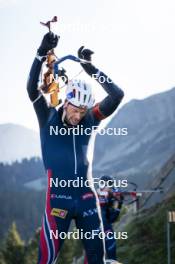 22.10.2024, Lavaze, Italy (ITA): Sturla Holm Laegreid (NOR) - Biathlon summer training, Lavaze (ITA). www.nordicfocus.com. © Vanzetta/NordicFocus. Every downloaded picture is fee-liable.