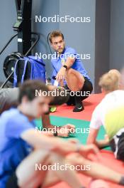 23.07.2024, Premanon, France (FRA): Antonin Guigonnat (FRA) - Biathlon summer training, Premanon (FRA). www.nordicfocus.com. © Manzoni/NordicFocus. Every downloaded picture is fee-liable.