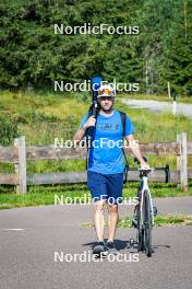 31.07.2024, Lavaze, Italy (ITA): Louis Deschamps (FRA) - Biathlon summer training, Lavaze (ITA). www.nordicfocus.com. © Barbieri/NordicFocus. Every downloaded picture is fee-liable.