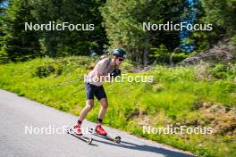 27.06.2024, Lavaze, Italy (ITA): Sturla Holm Laegreid (NOR) - Biathlon summer training, Lavaze (ITA). www.nordicfocus.com. © Barbieri/NordicFocus. Every downloaded picture is fee-liable.