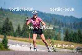 31.07.2024, Lavaze, Italy (ITA): Anna Andexer (AUT) - Biathlon summer training, Lavaze (ITA). www.nordicfocus.com. © Barbieri/NordicFocus. Every downloaded picture is fee-liable.