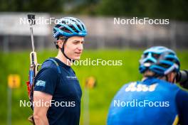 15.06.2024, Lavaze, Italy (ITA): Martin Ponsiluoma (SWE) - Biathlon summer training, Lavaze (ITA). www.nordicfocus.com. © Barbieri/NordicFocus. Every downloaded picture is fee-liable.