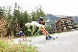 05.09.2024, Lenzerheide, Switzerland (SUI): Vetle Sjaastad Christiansen (NOR) - Biathlon summer training, Lenzerheide (SUI). www.nordicfocus.com. © Manzoni/NordicFocus. Every downloaded picture is fee-liable.