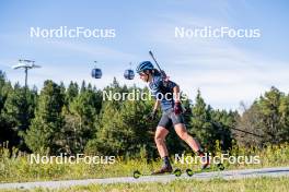 05.09.2024, Font-Romeu, France (FRA): Ella Halvarsson (SWE) - Biathlon summer training, Font-Romeu (FRA). www.nordicfocus.com. © Authamayou/NordicFocus. Every downloaded picture is fee-liable.