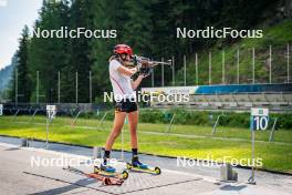 17.07.2024, Martell, Italy (ITA): Lisa Vittozzi (ITA) - Biathlon summer training, Martell (ITA). www.nordicfocus.com. © Barbieri/NordicFocus. Every downloaded picture is fee-liable.