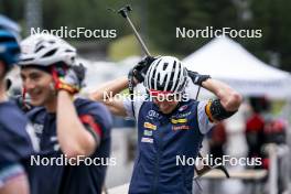 26.08.2024, Martell, Italy (ITA): Tommaso Giacomel (ITA) - Biathlon summer training, Martell (ITA). www.nordicfocus.com. © Vanzetta/NordicFocus. Every downloaded picture is fee-liable.