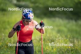 19.06.2024, Lavaze, Italy (ITA): Dorothea Wierer (ITA) - Biathlon summer training, Lavaze (ITA). www.nordicfocus.com. © Vanzetta/NordicFocus. Every downloaded picture is fee-liable.