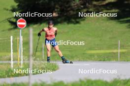 15.07.2024, Lenzerheide, Switzerland (SUI): Grace Castonguay (USA) - Biathlon summer training, Lenzerheide (SUI). www.nordicfocus.com. © Manzoni/NordicFocus. Every downloaded picture is fee-liable.