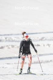 19.06.2024, Tignes, France (FRA): Lou Jeanmonnot (FRA) - Biathlon summer training, Tignes (FRA). www.nordicfocus.com. © Authamayou/NordicFocus. Every downloaded picture is fee-liable.