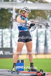 15.09.2024, Dresden, Germany (GER): Karoline Knotten (NOR) - City Biathlon - Dresden (GER). www.nordicfocus.com. © Reichert/NordicFocus. Every downloaded picture is fee-liable.