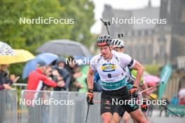 15.09.2024, Dresden, Germany (GER): Roman Rees (GER) - City Biathlon - Dresden (GER). www.nordicfocus.com. © Reichert/NordicFocus. Every downloaded picture is fee-liable.