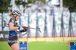 15.09.2024, Dresden, Germany (GER): Karoline Knotten (NOR) - City Biathlon - Dresden (GER). www.nordicfocus.com. © Reichert/NordicFocus. Every downloaded picture is fee-liable.