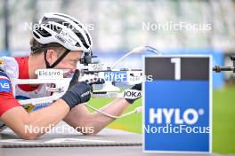 15.09.2024, Dresden, Germany (GER): Tarjei Boe (NOR) - City Biathlon - Dresden (GER). www.nordicfocus.com. © Reichert/NordicFocus. Every downloaded picture is fee-liable.