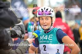 15.09.2024, Dresden, Germany (GER): Ingrid Landmark Tandrevold (NOR) - City Biathlon - Dresden (GER). www.nordicfocus.com. © Reichert/NordicFocus. Every downloaded picture is fee-liable.