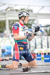 15.09.2024, Dresden, Germany (GER): Tarjei Boe (NOR) - City Biathlon - Dresden (GER). www.nordicfocus.com. © Reichert/NordicFocus. Every downloaded picture is fee-liable.