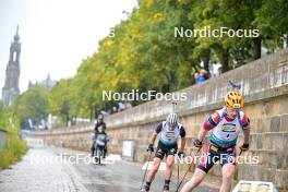 15.09.2024, Dresden, Germany (GER): Johannes Thingnes Boe (NOR) - City Biathlon - Dresden (GER). www.nordicfocus.com. © Reichert/NordicFocus. Every downloaded picture is fee-liable.